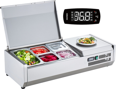 Vevor Refrigerated Condiment Prep Station 40