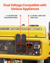 Vevor 7000W/9625W Generator Gasoline 30A 120V/240V with Electric Start CO Sensor New