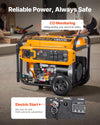 Vevor 9000W/13500W Generator Dual Fuel Gas Liquid Propane 50A Electric Start CO Sensor New