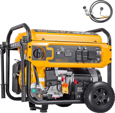 Vevor 9000W/13500W Generator Dual Fuel Gas Liquid Propane 50A Electric Start CO Sensor New