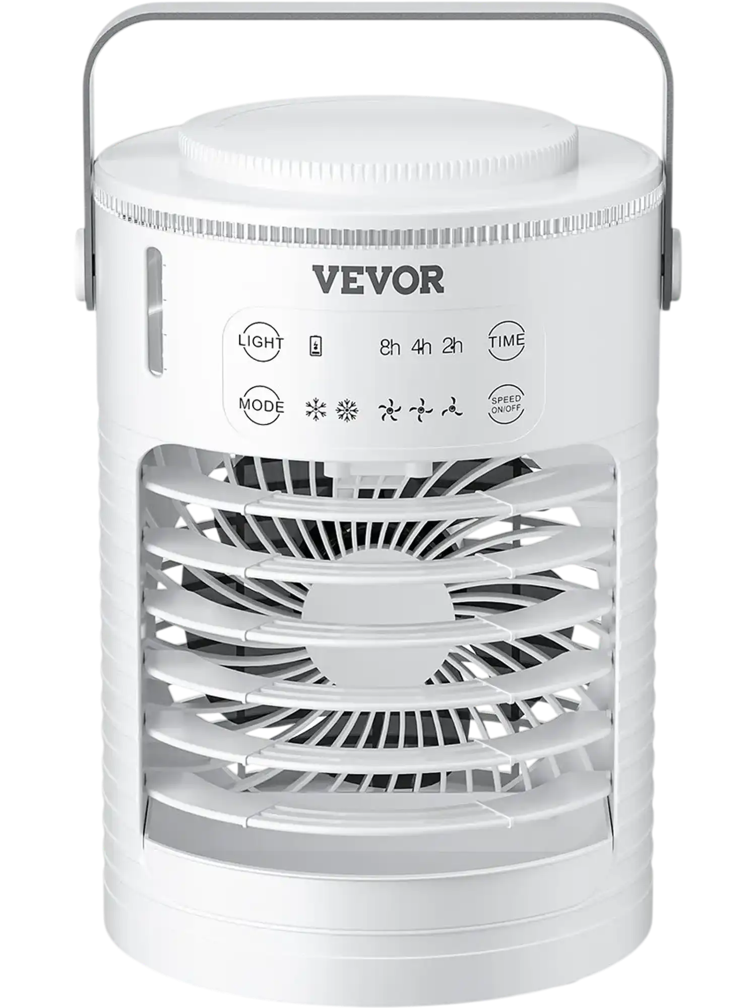 Vevor Portable Air Conditioner 4-in-1 Evaporative Air Cooler 3-Speed 0.6L Water Tank New
