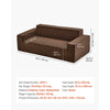 Vevor Sofa Couch 83-inch 3-Seater Corduroy with Memory Foam New