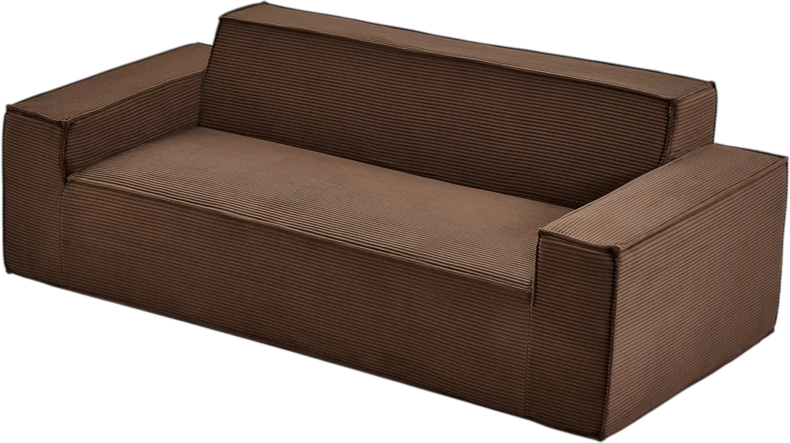 Vevor Sofa Couch 83-inch 3-Seater Corduroy with Memory Foam New