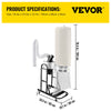 Vevor  Wheeled Dust Collector 1.5 HP with 647 CFM Airflow 13.2-Gal. Bag 25 Micron Canister Kit New