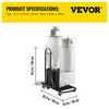 Vevor Cyclone Dust Collector 2 HP 1059CFM Filter Cleaner 220V New