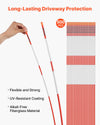 Vevor Driveway Markers 48" Hi-Visibility Reflectors 1/4" Dia. 500-pieces with Auger Bit New