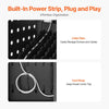 Vevor Mobile Charging Cart Fits 16 Laptops/Tablets up to 15.6" Lockable with Surge Protection New
