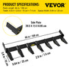 Vevor Bolt-On Tooth Bar Attachment for 66" Bucket 8 Teeth 9.84" Spacing 23TF New