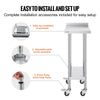 Vevor Prep Table 24" x 15" Stainless Steel Worktable with Casters New