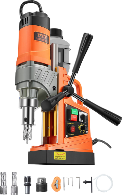 Vevor Magnetic Drill Press 1450W 800 RPM with 2 Coring Bits New