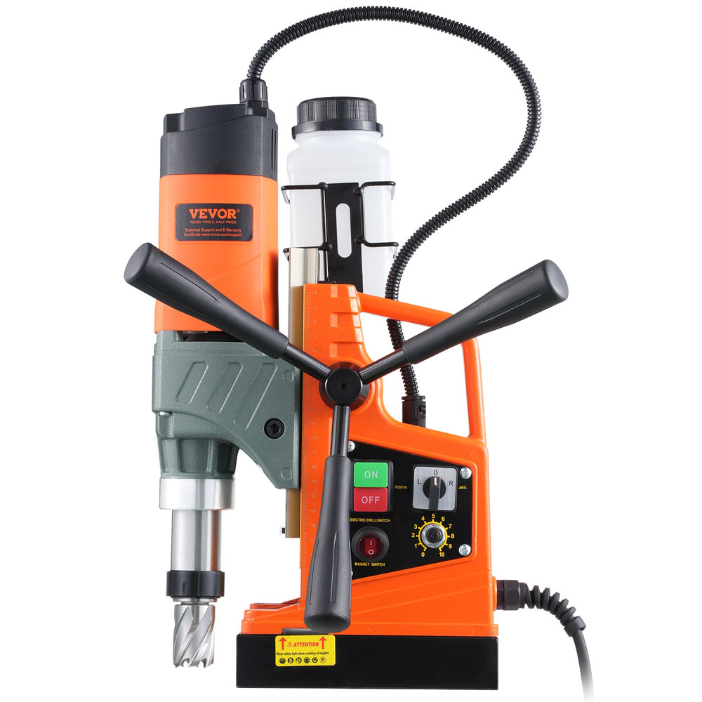 Vevor Magnetic Drill with Variable Speed 1450W 2" Boring Diameter 800RPM 12800N New