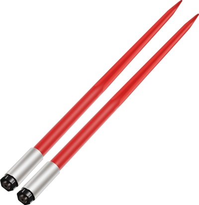 Vevor Hay Bale Spear Pair with Quick Attach Hex Nut 49