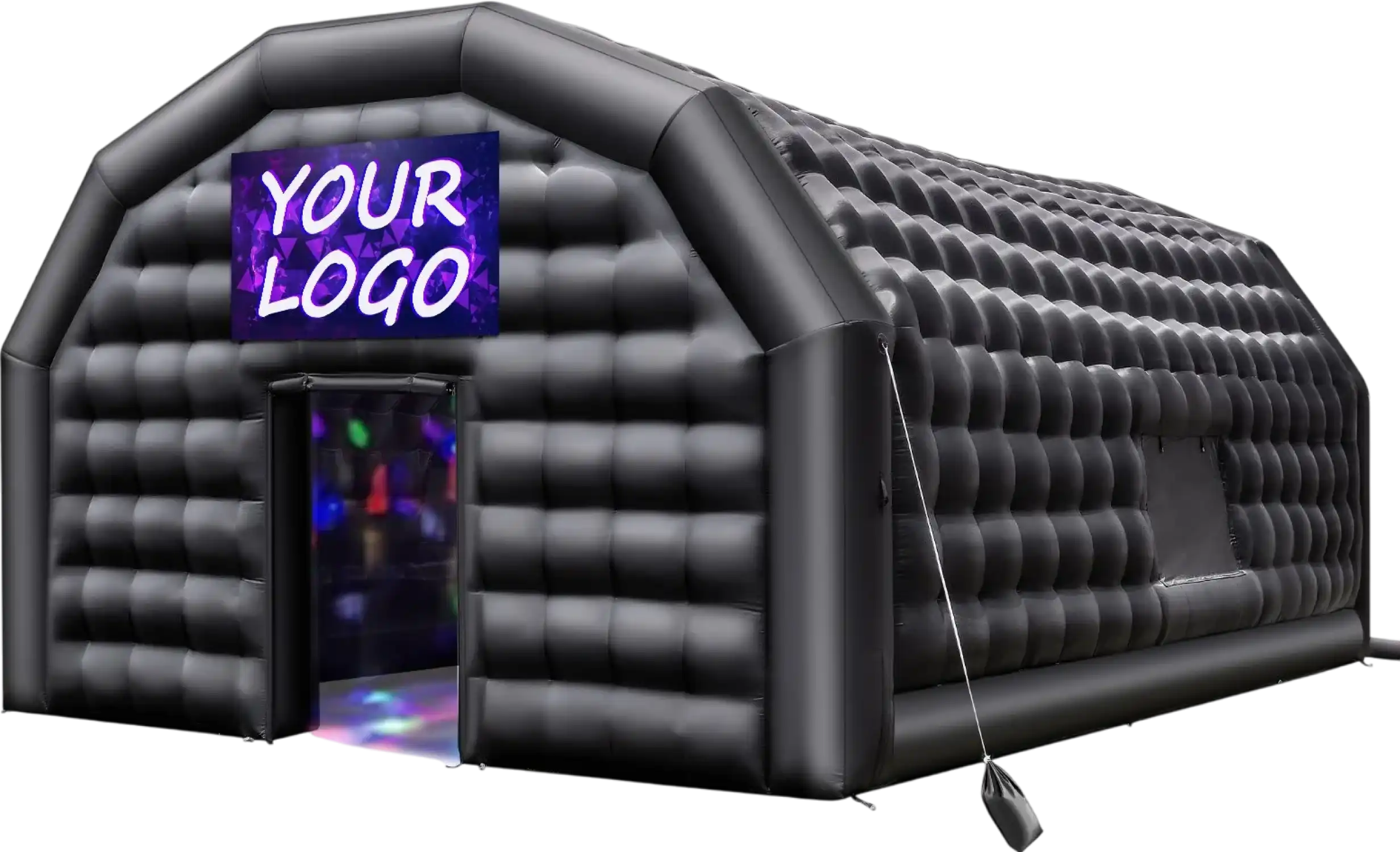 Vevor Inflatable Nightclub 26.2' x 19.7' x 13.1' Blow-Up Party Tent 517 Sq Ft Waterproof 1100W Blower New