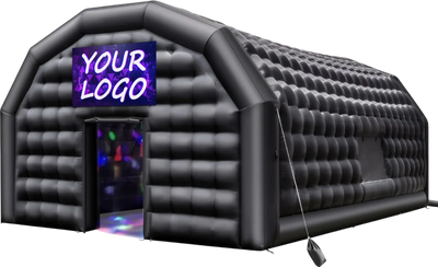 Vevor Inflatable Nightclub 26.2' x 19.7' x 13.1' Blow-Up Party Tent 517 Sq Ft Waterproof 1100W Blower New
