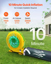Vevor Inflatable Nightclub 29.5' x 19.7' x 13.1' Blow-Up Party Tent 581 Sq Ft Waterproof 1100W Blower New