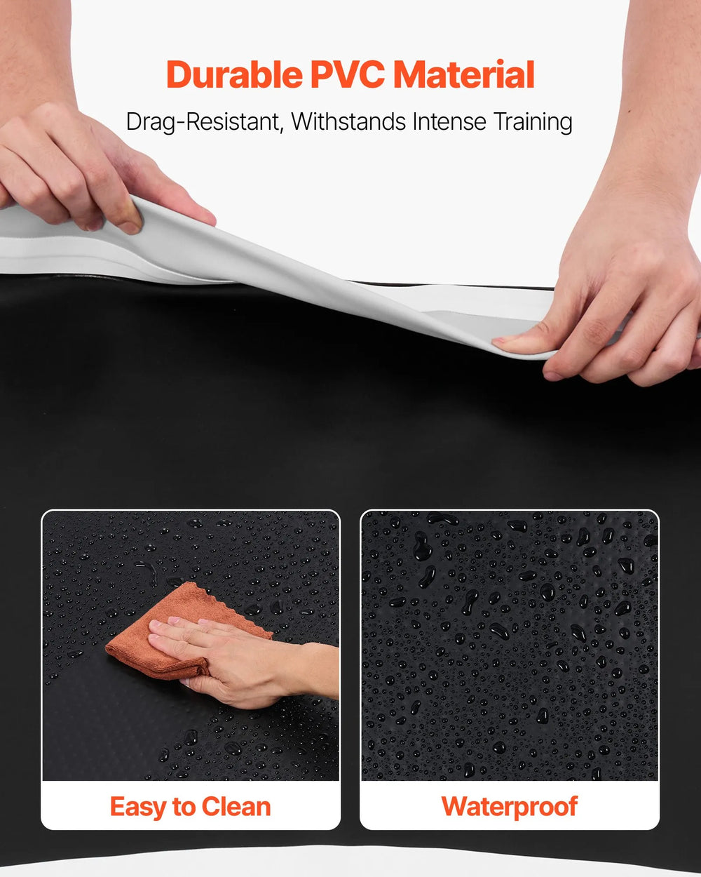 Vevor Inflatable Training Mat 13 x 13 ft. with 600W Air Pump New
