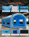 Vevor Inflatable Paint Booth 32.81' x 19.69' x 13.12' Spray Tent 950W 1100W Blowers Air Filter System New