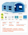 Vevor Inflatable Paint Booth 32.81' x 19.69' x 13.12' Spray Tent 950W 1100W Blowers Air Filter System New