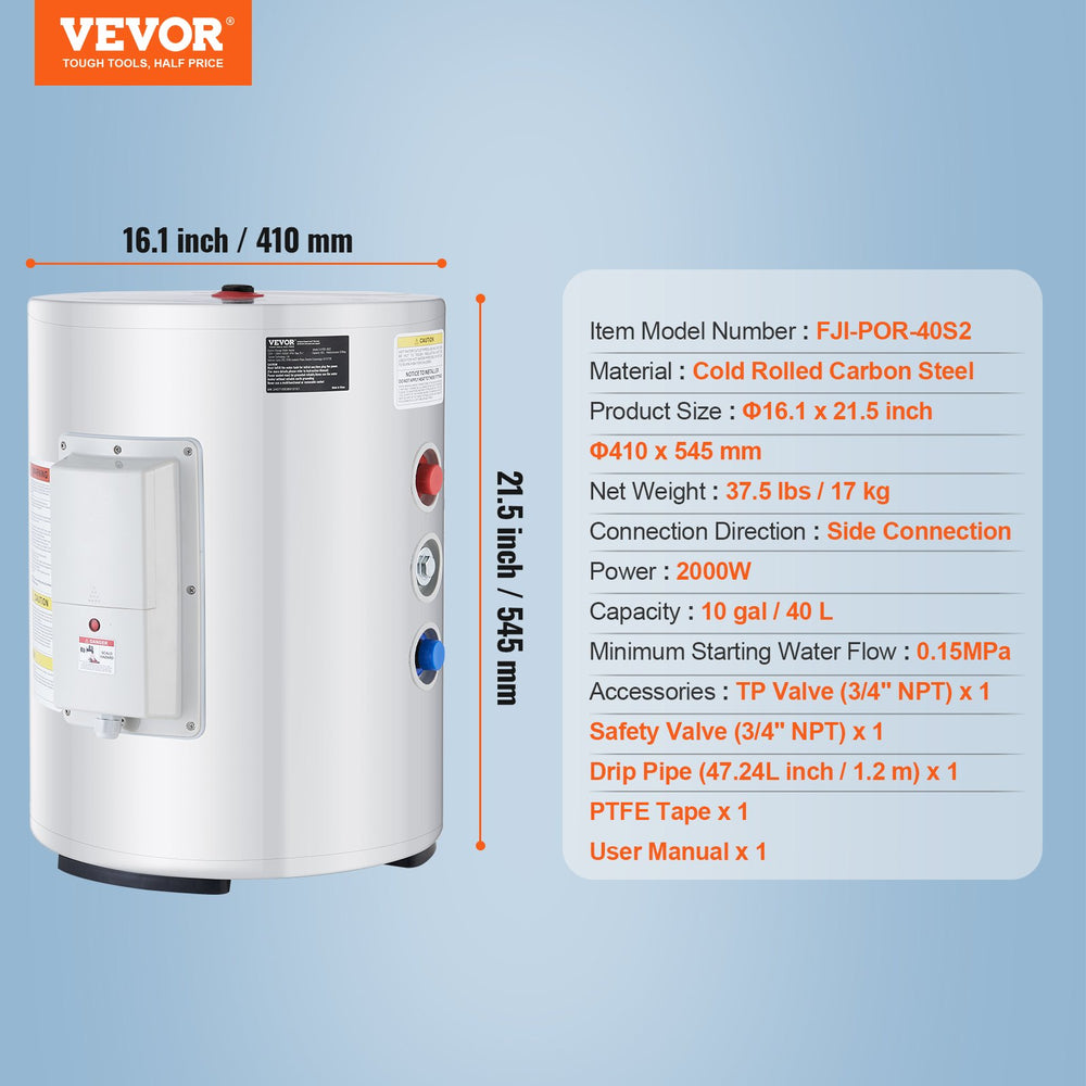 Water Heater Electric Heating Boilers Prices Vevor Electric Water