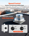 Vevor Roof Exhaust Fan 21" Base with 900/1500 CFM Adjustable Airflow New