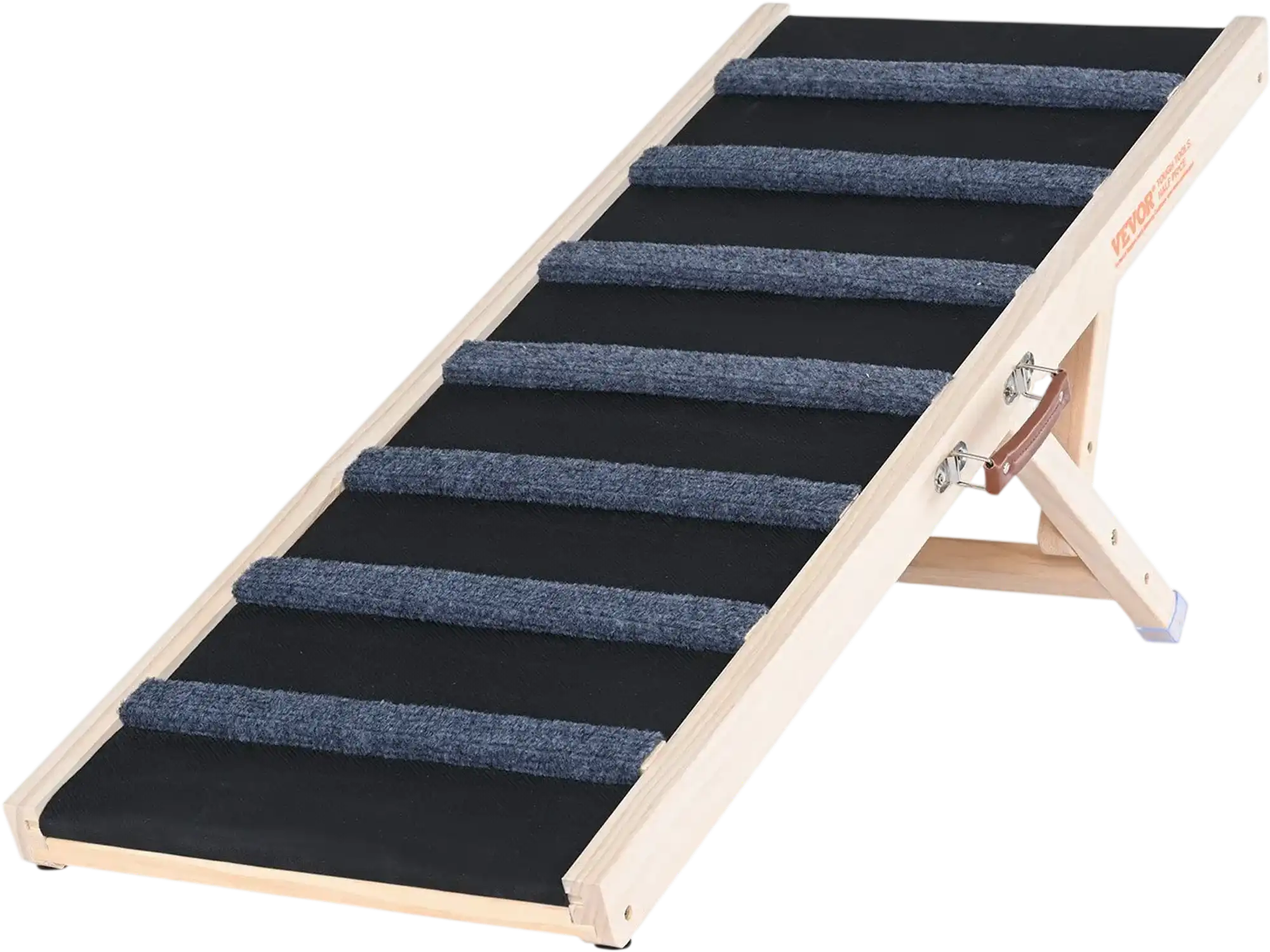 Vevor Dog Ramp Folding Adjustable Wooden Pet Ramp 39.3
