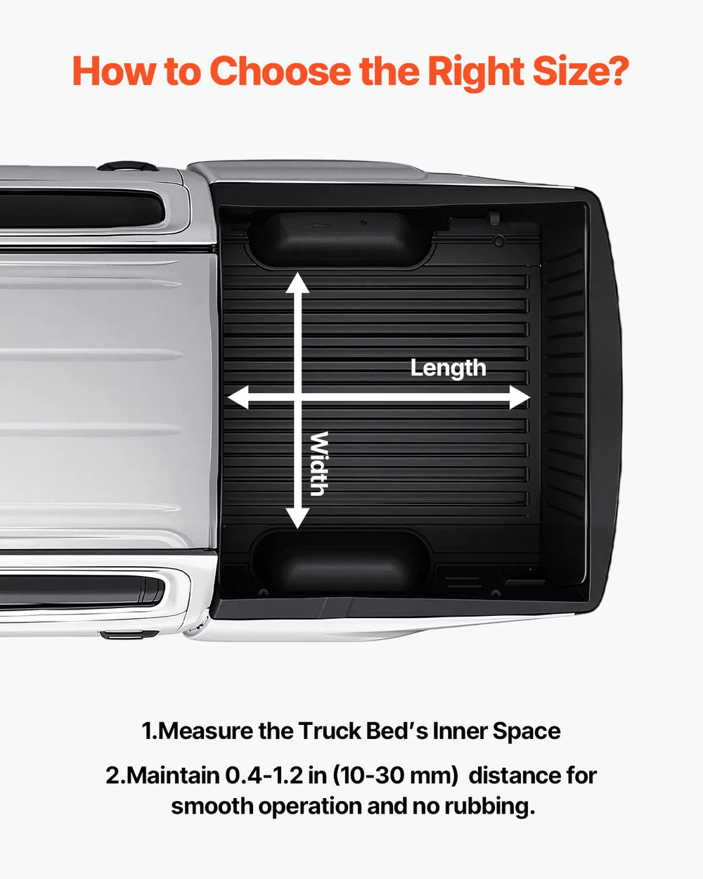 Vevor Truck Bed Organizer 65" x 48" Slide-Out Tray 1,000 lb. Capacity New