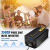 Vevor Pure Sine Wave Inverter 3500W DC 12V to AC 120V LCD Display and Remote Controller New