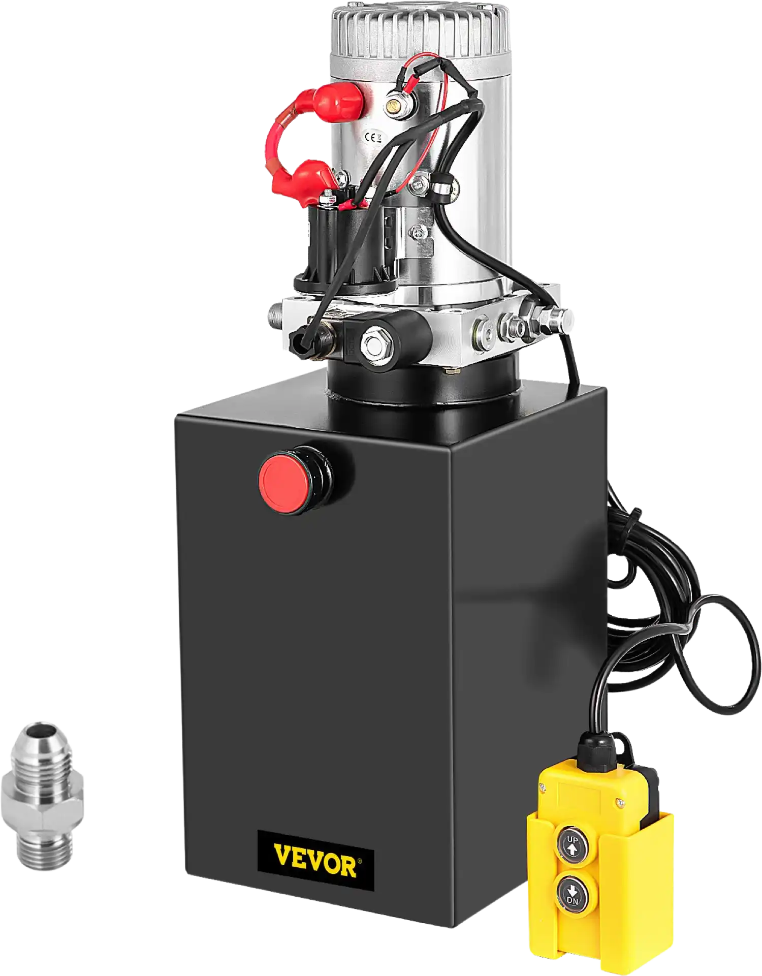 Vevor Hydraulic Power Unit with Remote Control 12V Dump Trailer 13QT Single Acting Pump New