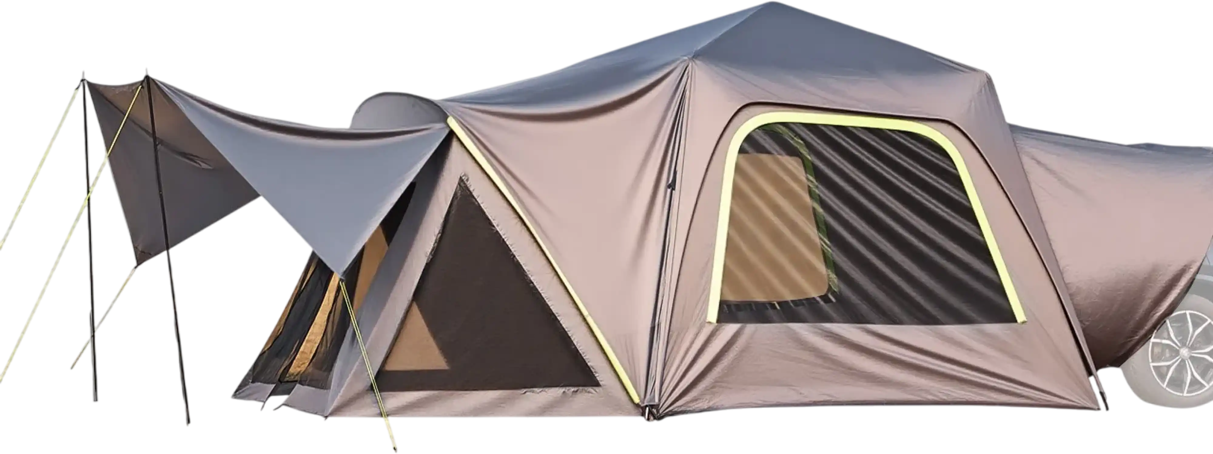 Vevor SUV Camping Tent with Awning 10' x 10' Waterproof 5-8 Person New