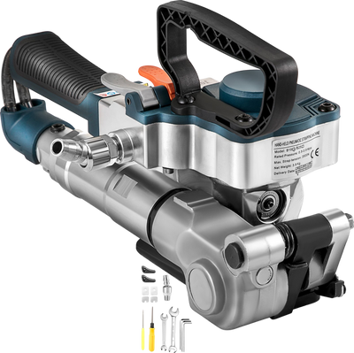 Vevor Pneumatic Strapping Tool Hand Held with 3500N Max Tension for 1/2