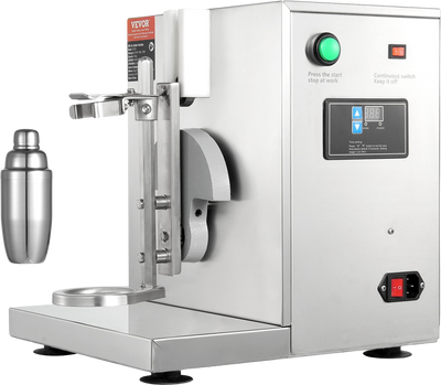 Vevor Milk Tea Shaker Machine 120W Single Head Mixer with Adjustable Timer 0-180s New