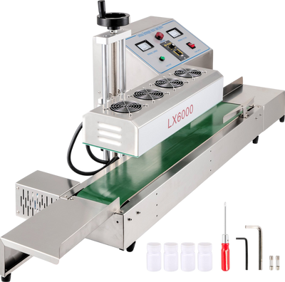 Vevor LX-6000 Induction Bottle Sealer Cap Diameter 20-80mm Height 80-300mm Bottles New