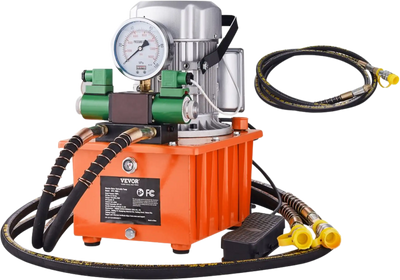 Vevor Hydraulic Pump 10000 PSI 750W 110V Double Acting Solenoid Valve Electric New