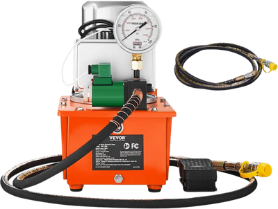 vevor handpumpe Vevor Hydraulic Pump 10000 PSI 750W 110V Single Acting Solenoid Valve – FactoryPure