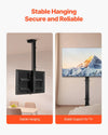 Vevor Motorized Ceiling TV Mount with Remote Control for 32-55" TVs New