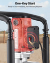 Vevor Electric T Post Driver 2200W 1900 BPM Handheld with 2 Sleeves New