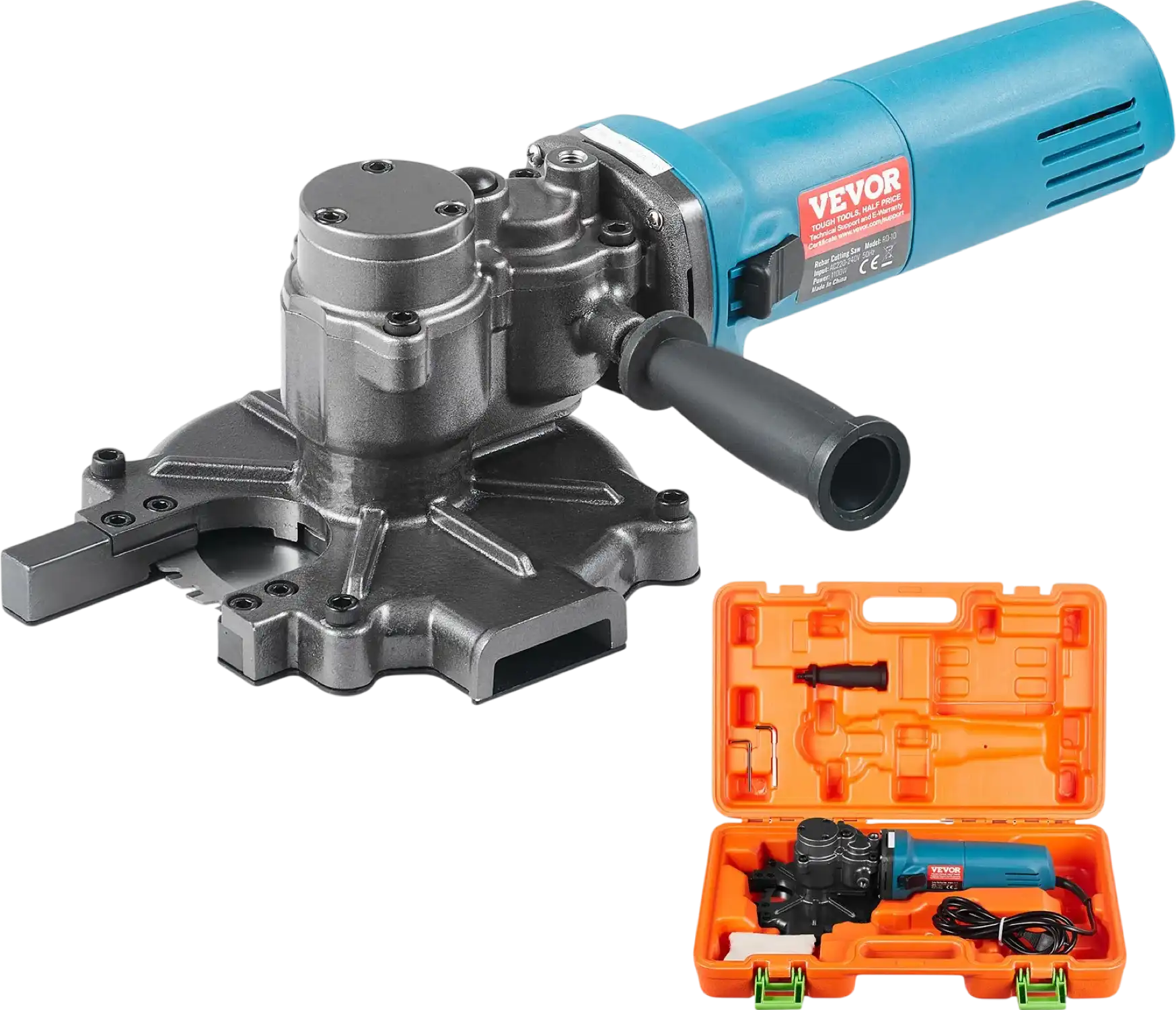 Vevor Electric Rebar Cutter with 4-40mm Cutting Range 1100W New