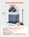 Vevor Pipe Tube Bending Machine 3-Roller Electric 2.2kW New