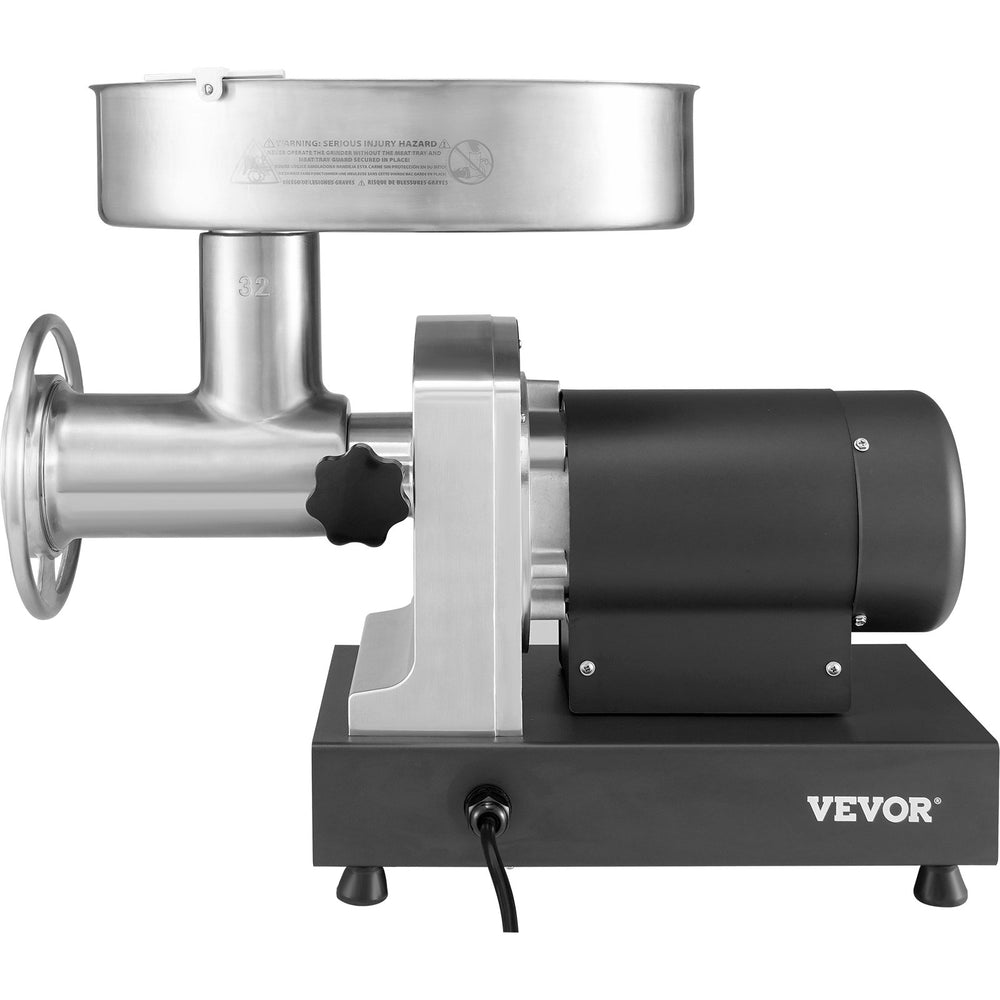 Vevor Meat Grinder Electric 992 Lbs/Hr Capacity 1100W 2 Blades 3 Grinding Plates Sausage Kit New