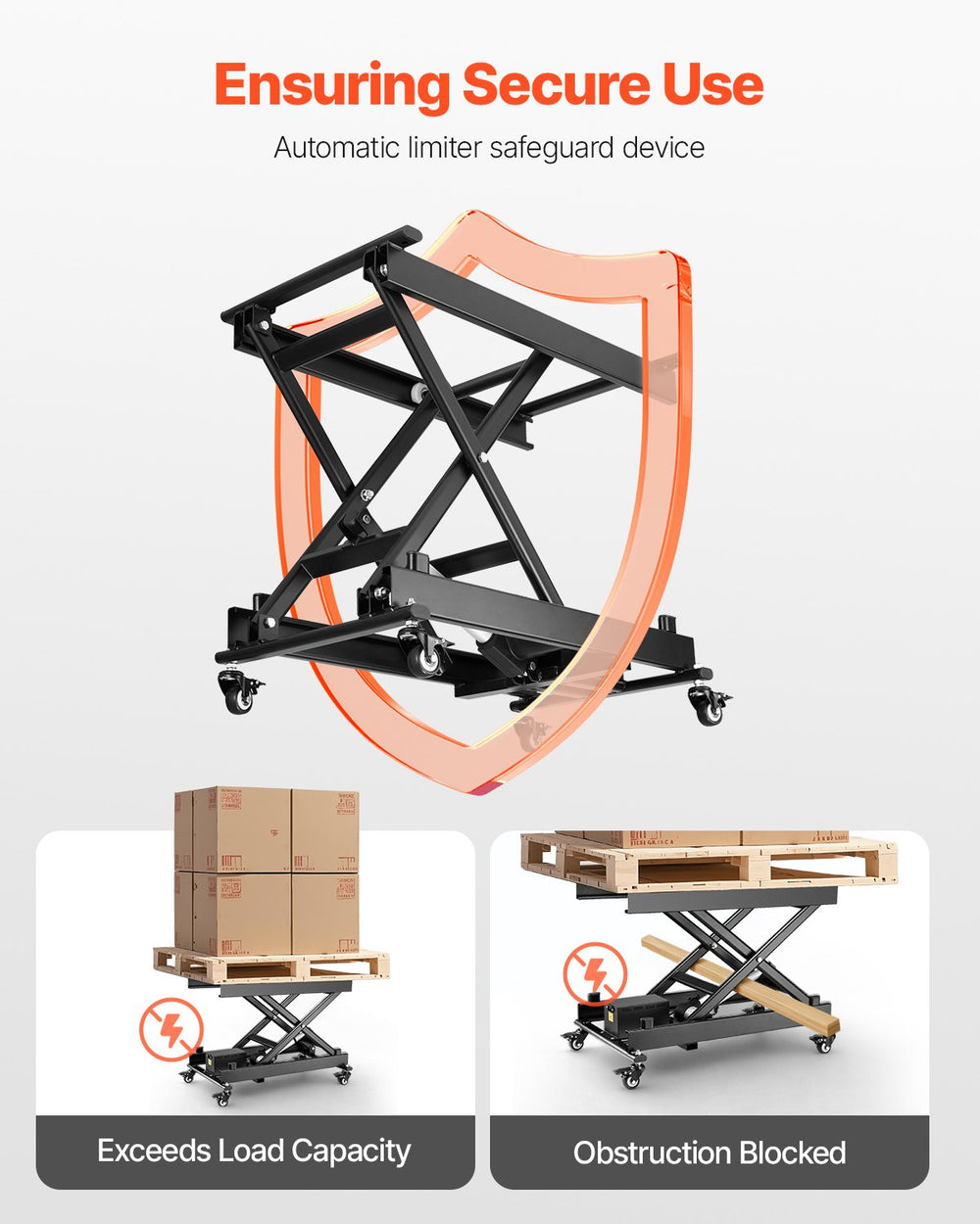 Vevor Electric Lift Table 28" Single Scissor Lifting Platform 330lbs Capacity New