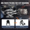 Vevor Electric Wheelchair All-Terrain Foldable 3.7 MPH 12.5 Mile Range 24V New