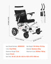 Vevor Electric Wheelchair 21" Seat Width Foldable with 300 lbs. Capacity 3.7 MPH 13 Mile Range New