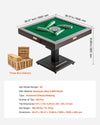 Vevor Mahjong Table with Automatic Shuffler 164-Piece Tile Set Foldable New