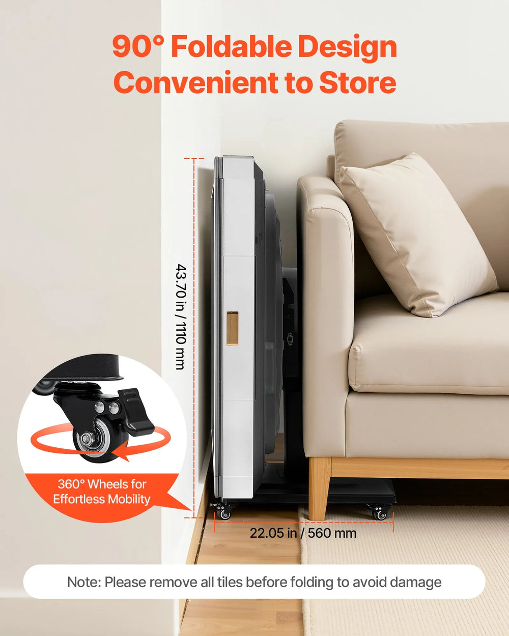 Vevor Mahjong Table with Automatic Shuffler 42mm 152-Piece Tile Set Foldable New