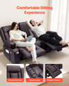 Vevor Loveseat Power Recliner Sofa with Center Console Heating and Massage New