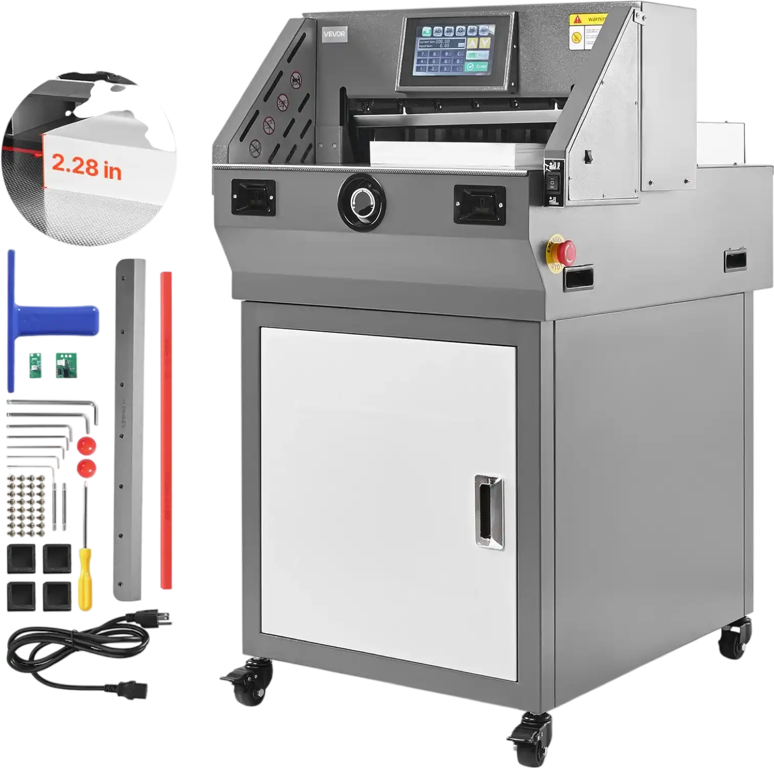 Vevor Electric Paper Cutter Programmable 17.9