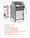 Vevor Electric Paper Cutter Programmable 17.9" Cutting Width 2.2" Thickness 220V New