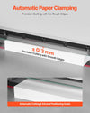 Vevor Electric Paper Cutter 17.7" Cutting Width 1.5" Thickness 500W 110V New