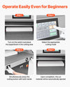 Vevor Electric Paper Cutter 28" Cutting Width 3.03" Thickness 2800W 220V New