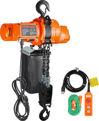 Vevor Electric Chain Hoist Single Phase 2200 Lbs Load 10 Ft Lifting New